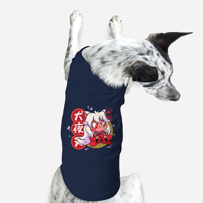 Cute Inuyasha-dog basic pet tank-Ca Mask