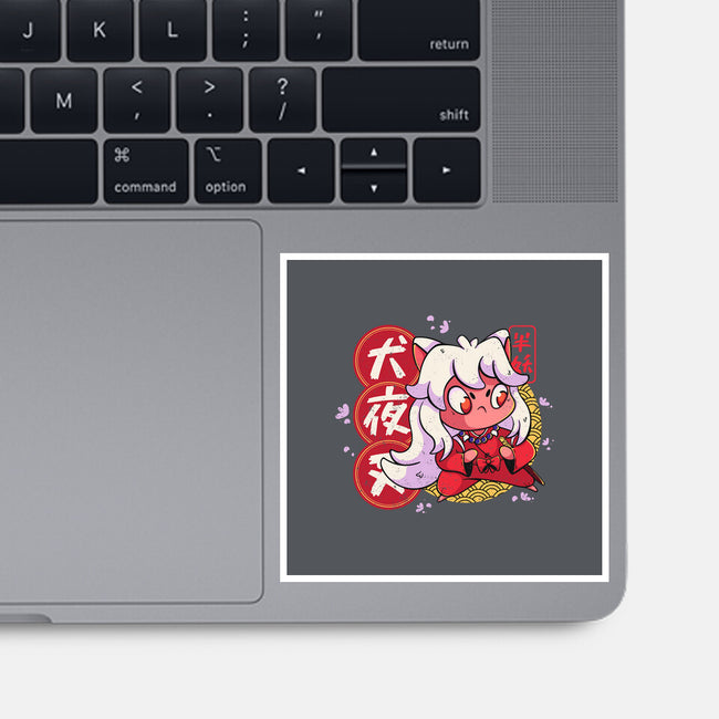 Cute Inuyasha-none glossy sticker-Ca Mask