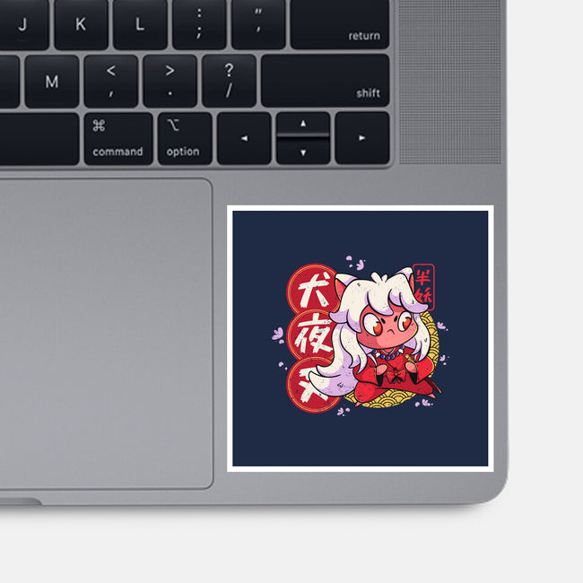 Cute Inuyasha-none glossy sticker-Ca Mask