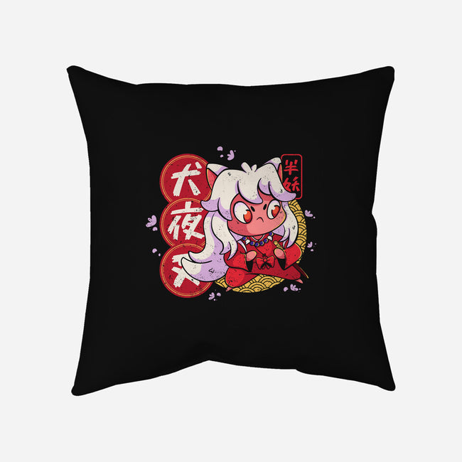 Cute Inuyasha-none removable cover w insert throw pillow-Ca Mask