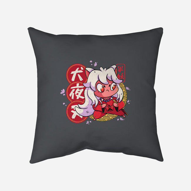Cute Inuyasha-none removable cover w insert throw pillow-Ca Mask
