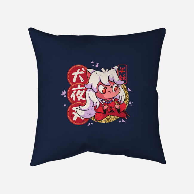 Cute Inuyasha-none removable cover w insert throw pillow-Ca Mask