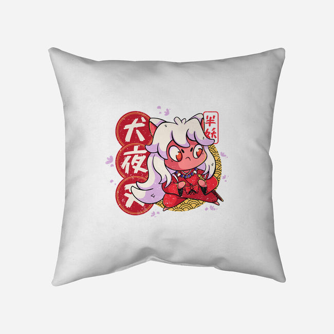 Cute Inuyasha-none removable cover w insert throw pillow-Ca Mask