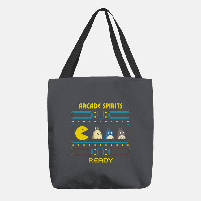 Natural Arcade Spirits-none basic tote bag-Logozaste