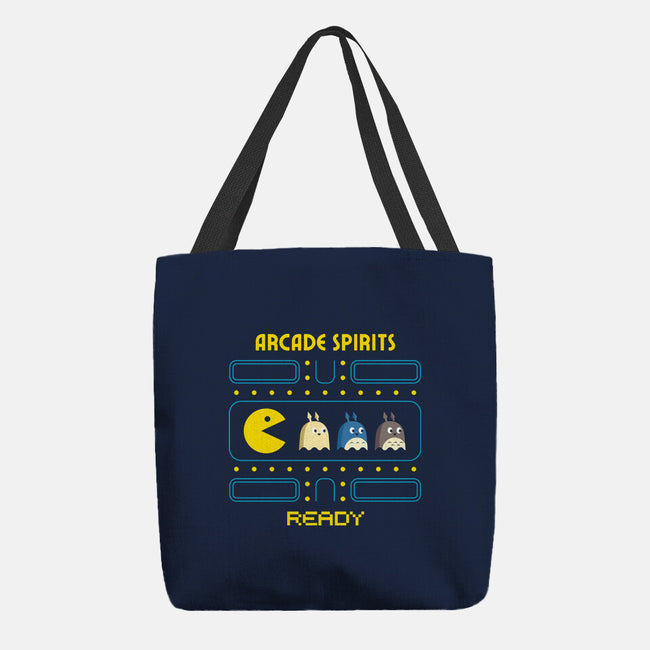 Natural Arcade Spirits-none basic tote bag-Logozaste