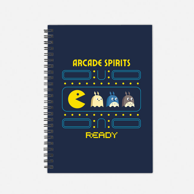 Natural Arcade Spirits-none dot grid notebook-Logozaste