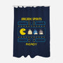 Natural Arcade Spirits-none polyester shower curtain-Logozaste