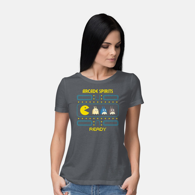 Natural Arcade Spirits-womens basic tee-Logozaste