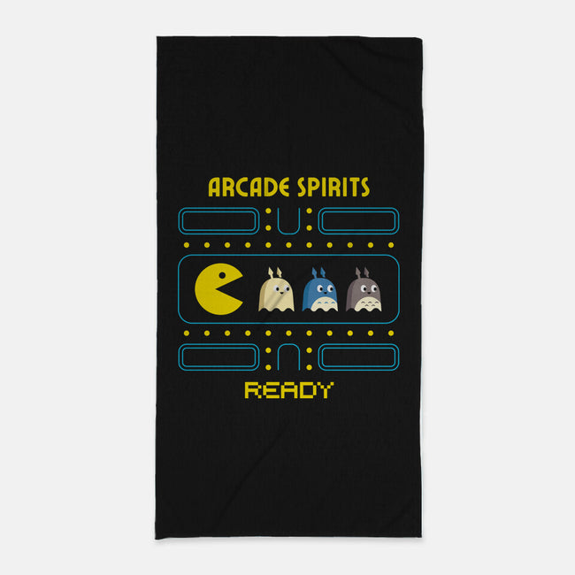 Natural Arcade Spirits-none beach towel-Logozaste