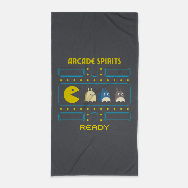 Natural Arcade Spirits-none beach towel-Logozaste