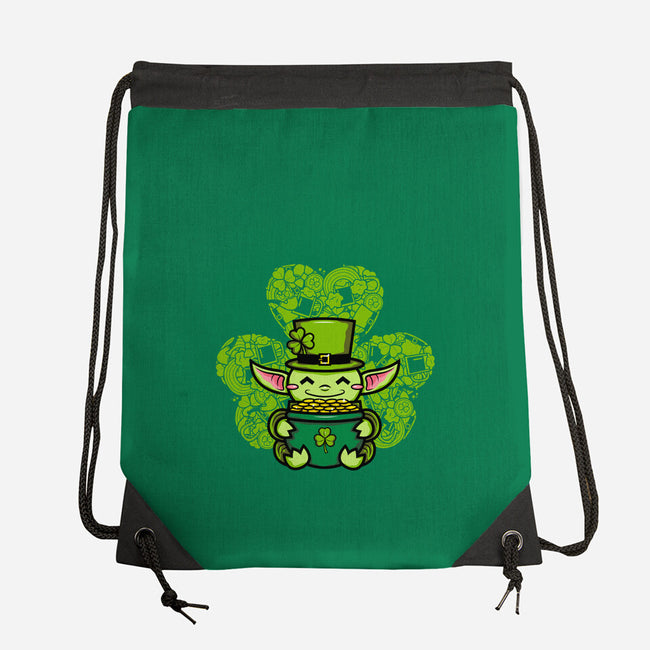 The Child From St. Patty's Day-none drawstring bag-krisren28