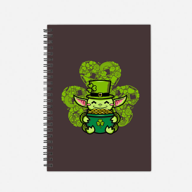 The Child From St. Patty's Day-none dot grid notebook-krisren28