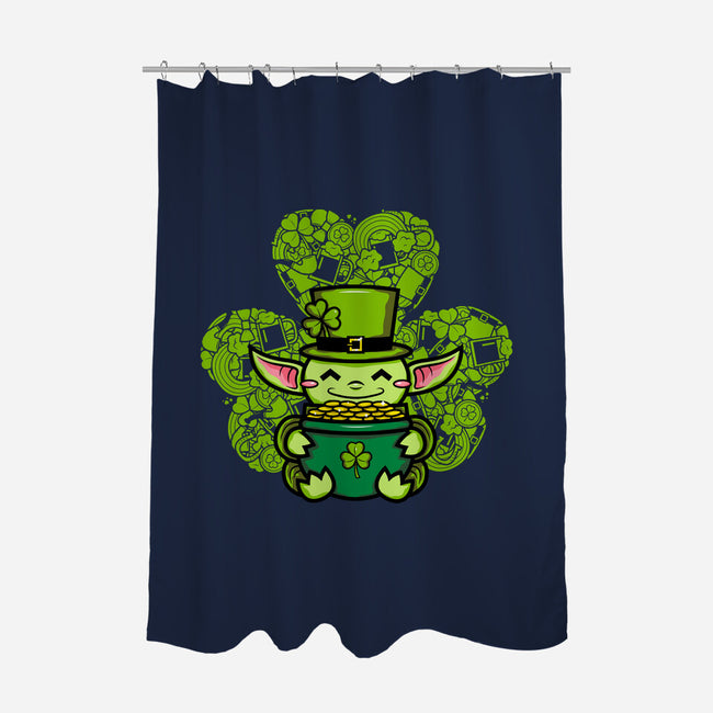 The Child From St. Patty's Day-none polyester shower curtain-krisren28