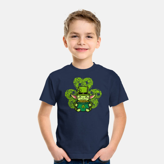 The Child From St. Patty's Day-youth basic tee-krisren28