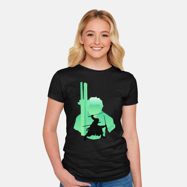 Zoro-womens fitted tee-wpapindo