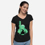 Zoro-womens v-neck tee-wpapindo