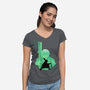 Zoro-womens v-neck tee-wpapindo