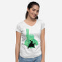 Zoro-womens v-neck tee-wpapindo