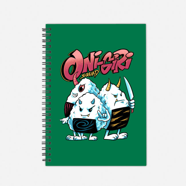 Onigiri-none dot grid notebook-spoilerinc
