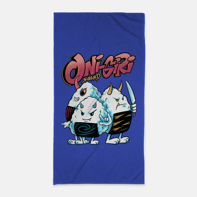 Onigiri-none beach towel-spoilerinc