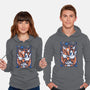 Fast Flying Fox-unisex pullover sweatshirt-Aarons Art Room
