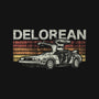 Retro Delorean-none beach towel-fanfreak1