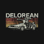 Retro Delorean-womens basic tee-fanfreak1