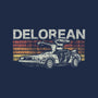 Retro Delorean-none removable cover w insert throw pillow-fanfreak1