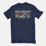 Retro Delorean-womens basic tee-fanfreak1