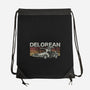 Retro Delorean-none drawstring bag-fanfreak1