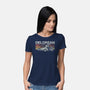 Retro Delorean-womens basic tee-fanfreak1