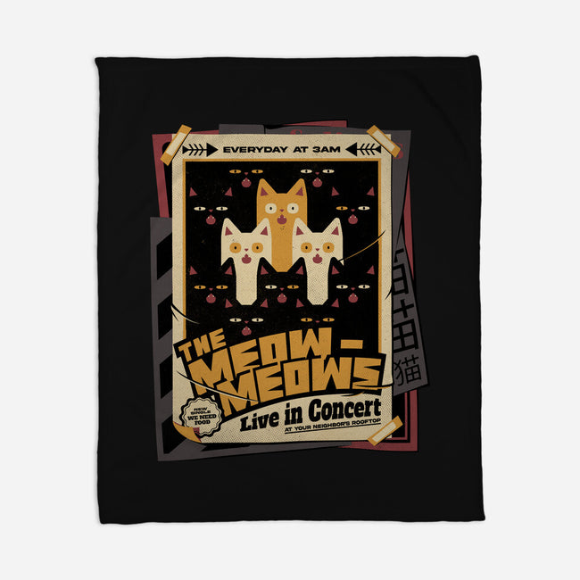 Meow Meows Live-none fleece blanket-tobefonseca