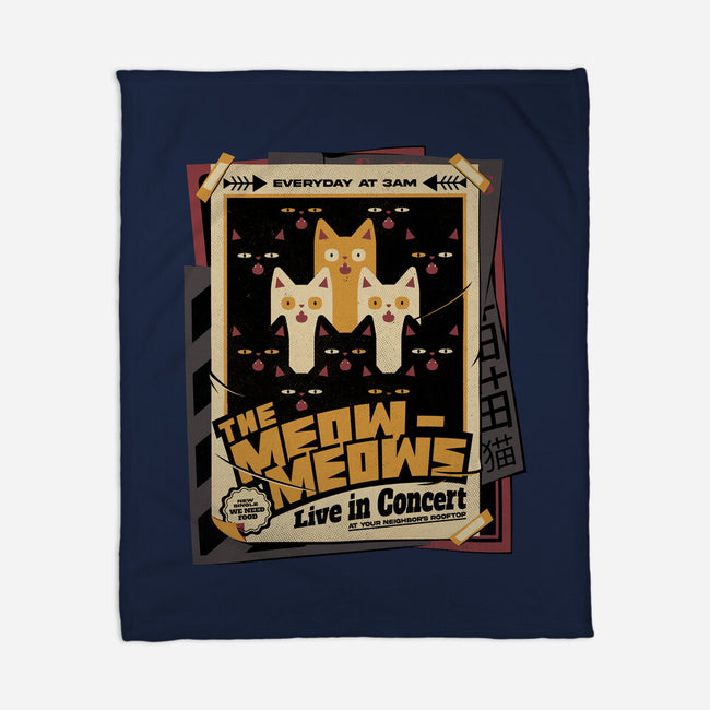 Meow Meows Live-none fleece blanket-tobefonseca