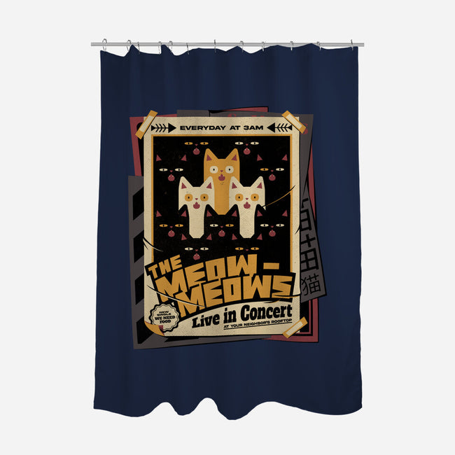 Meow Meows Live-none polyester shower curtain-tobefonseca