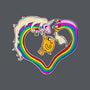 Rainbow Love-womens v-neck tee-nickzzarto