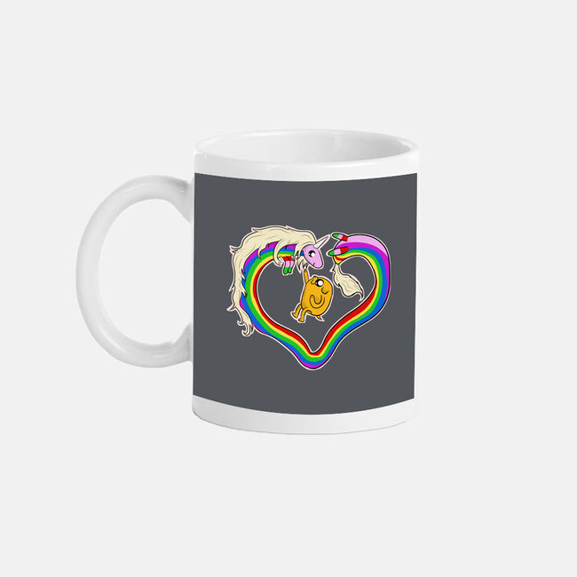 Rainbow Love-none mug drinkware-nickzzarto