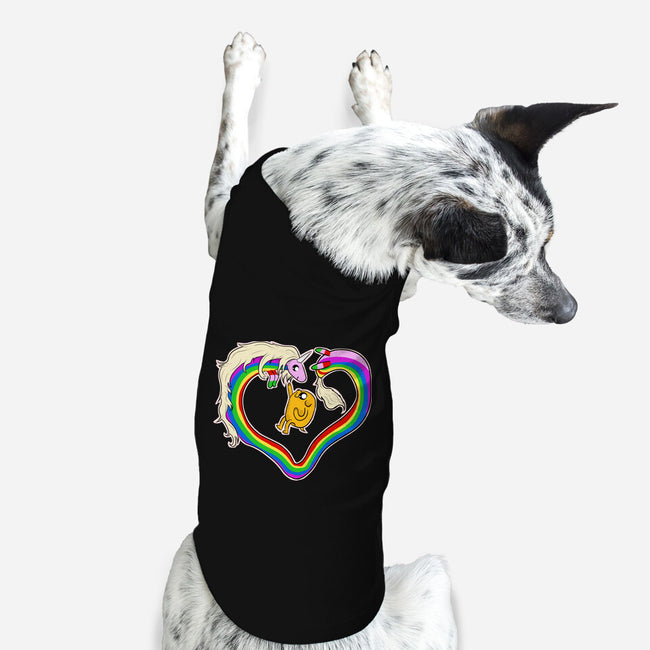 Rainbow Love-dog basic pet tank-nickzzarto