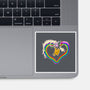 Rainbow Love-none glossy sticker-nickzzarto