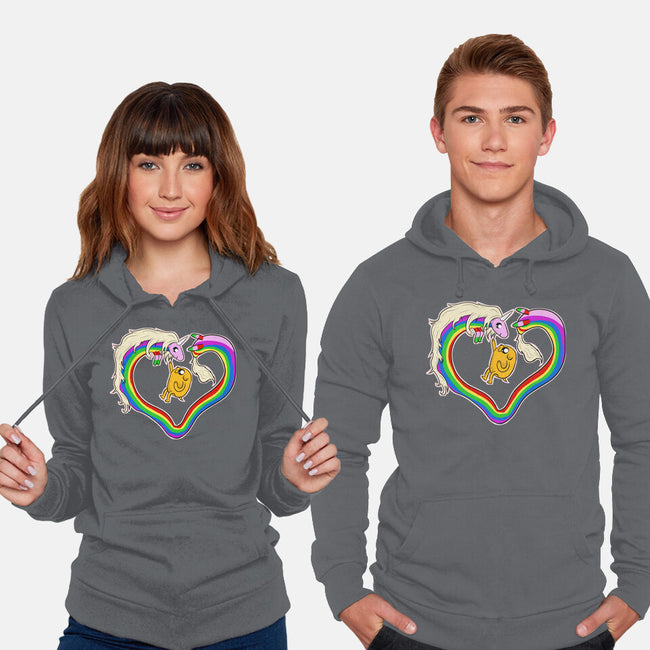 Rainbow Love-unisex pullover sweatshirt-nickzzarto