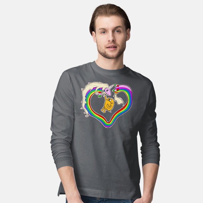 Rainbow Love-mens long sleeved tee-nickzzarto