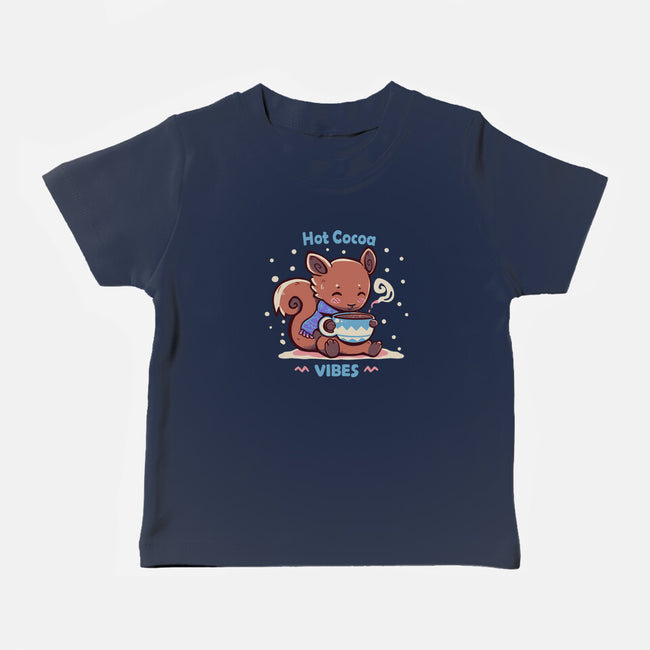 Hot Cocoa Vibes-baby basic tee-TechraNova