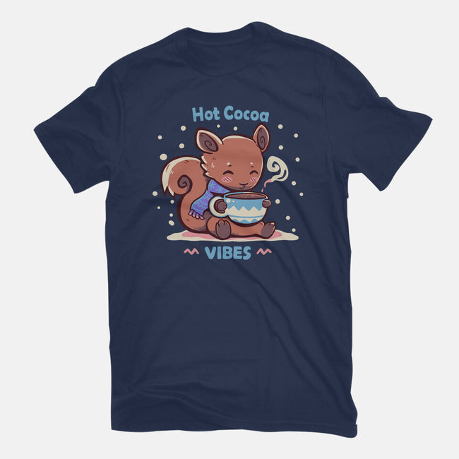 Hot Cocoa Vibes-womens fitted tee-TechraNova