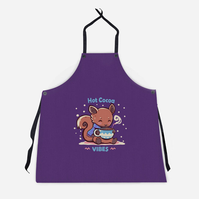 Hot Cocoa Vibes-unisex kitchen apron-TechraNova