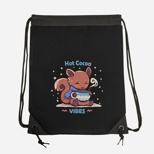 Hot Cocoa Vibes-none drawstring bag-TechraNova