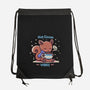 Hot Cocoa Vibes-none drawstring bag-TechraNova