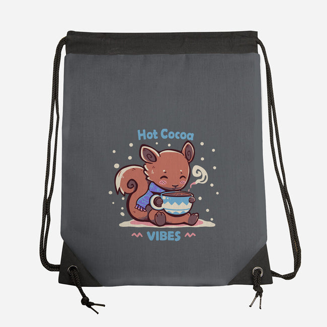 Hot Cocoa Vibes-none drawstring bag-TechraNova