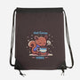 Hot Cocoa Vibes-none drawstring bag-TechraNova