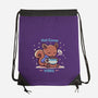 Hot Cocoa Vibes-none drawstring bag-TechraNova