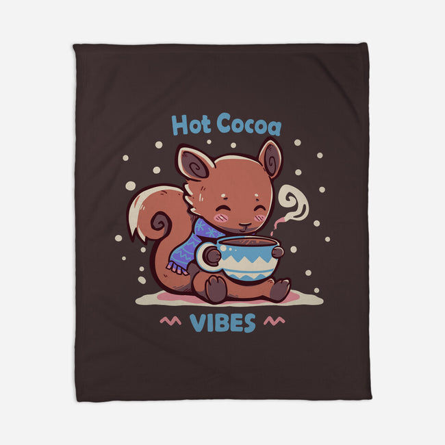 Hot Cocoa Vibes-none fleece blanket-TechraNova