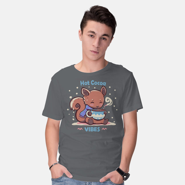 Hot Cocoa Vibes-mens basic tee-TechraNova